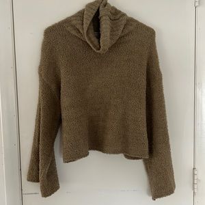 Sage green UO shag sweater